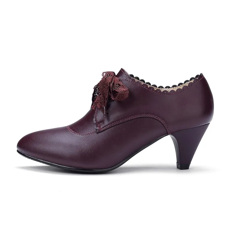 YALNN/Новинка; Модные женские кожаные туфли на высоком каблуке винно-красного цвета; женские зимние офисные туфли на высоком каблуке; туфли-лодочки для девочек