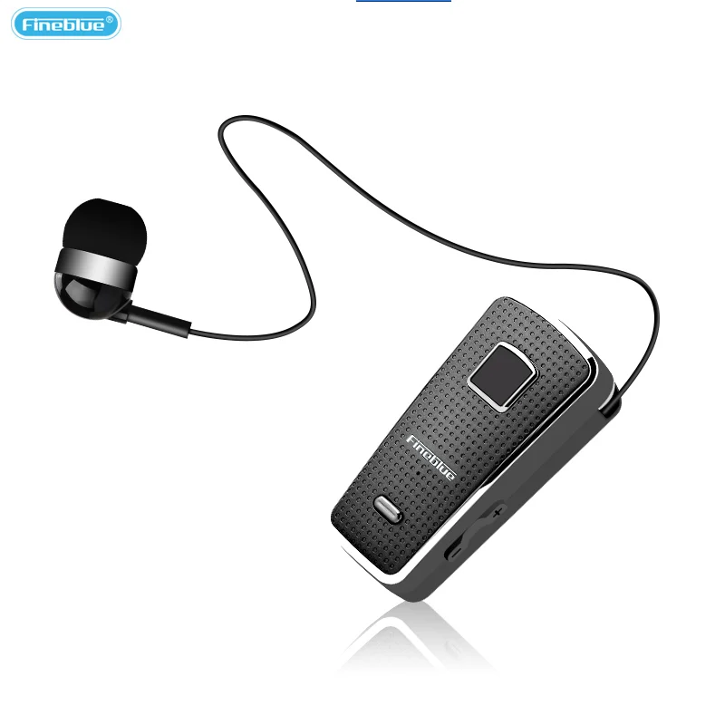 

NEW FineBlue F970 Wireless Bluetooth Earphones Portable Handsfree Retractable Headset Stereo Headphone Clip Mic Phone Call