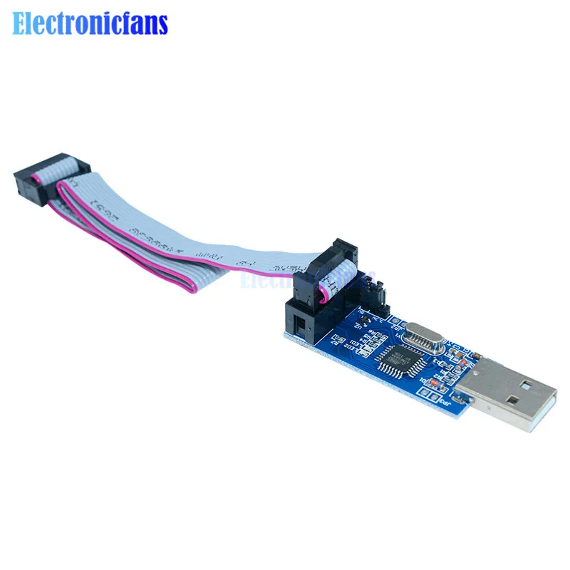 1 комплект USBASP USBISP AVR программатор 3 В/5 В USB ATMEGA8 ATMEGA128 ASP ISP ATtiny/CAN/PWM + 10Pin поддержка