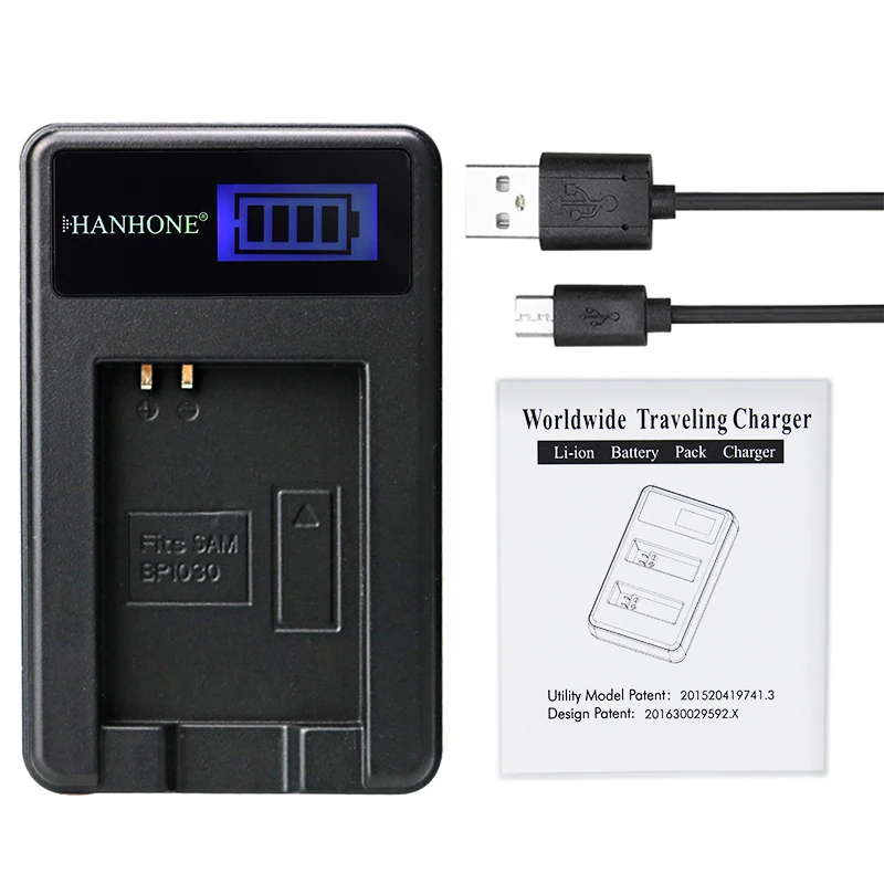 1 шт. BP-1030 BP-1130, ED-BP1030 Зарядное устройство ЖК-дисплей USB Батарея для samsung NX200, NX210, NX300, NX1000, NX1100, NX2000, NX-300M, NX-500 Батарея
