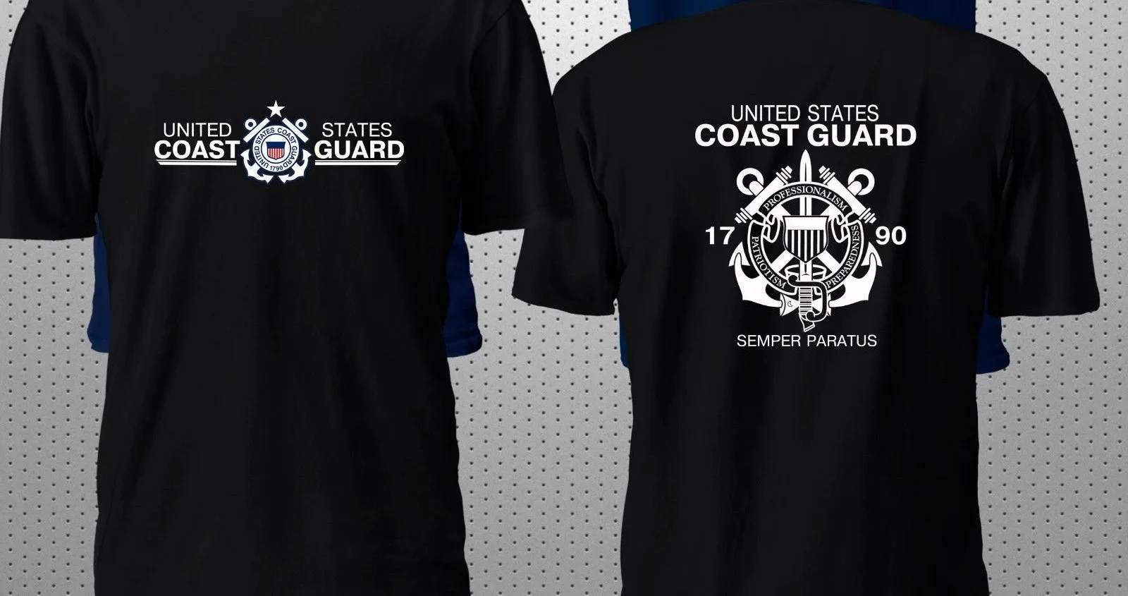 Men/'s t-shirt US Coast Guard t-shirt for men navy blue USCG design tee shirt