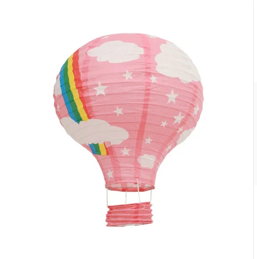 10 шт. 12 дюймов 30 см красивый Радужный воздушный шар бумажный фонарь s для свадьбы детский душ День рождения украшение фонарь - Цвет: 10 Piece Pink