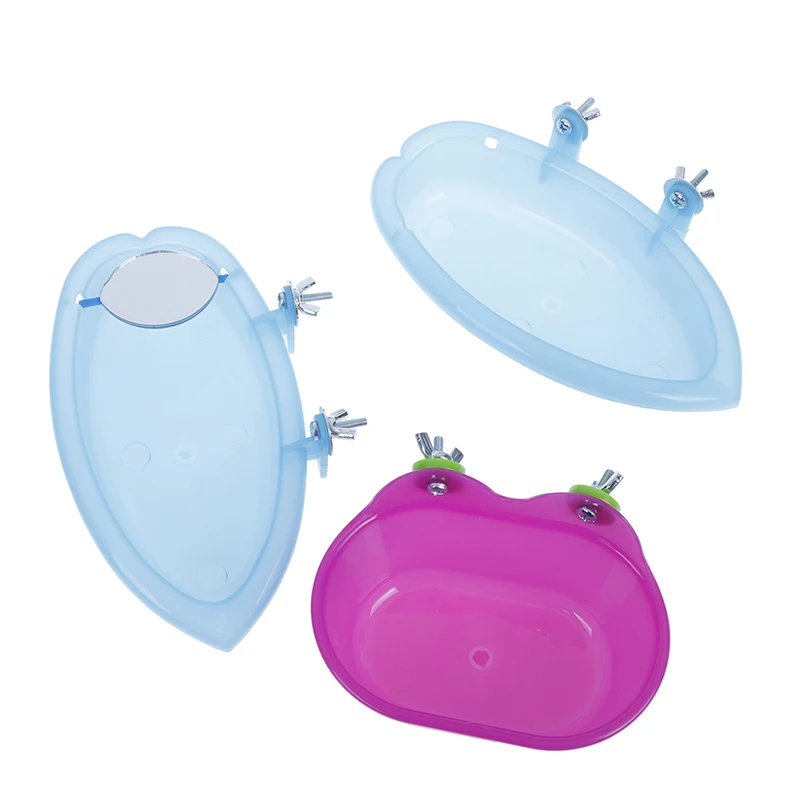 الببغاء حوض مع مرآة أفضل ل طائر صغير والصغيرة الببغاء حمام مواد التنظيف الحيوانات الأليفة منتجات الطيور اللعب الببغاء حوض مع مرآة أفضل ل طائر صغير والصغيرة الببغاء حمام مواد التنظيف الحيوانات الأليفة منتجات الطيور اللعب