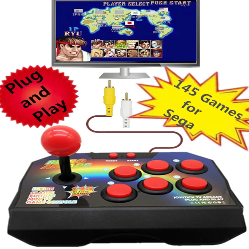 AV выход 16 бит Ретро видео игровая консоль встроенный 145 мини Bittboy ручная Игра