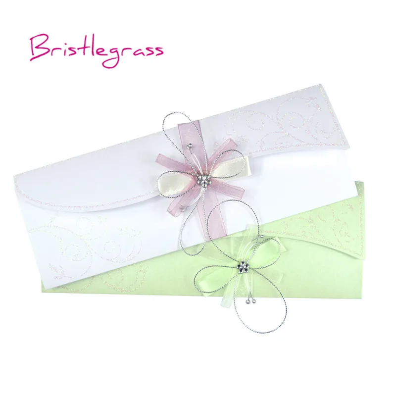 BRISTLEGRASS 30 компл. индивидуальное ленты бабочкой блеск с цветочной вечерние