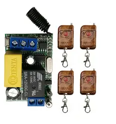 Новый AC220V 1ch 10A Радио Управление Лер rf Беспроводной push Дистанционное управление переключатель 315 мГц 433 мГц teleswitch передатчик + приемник