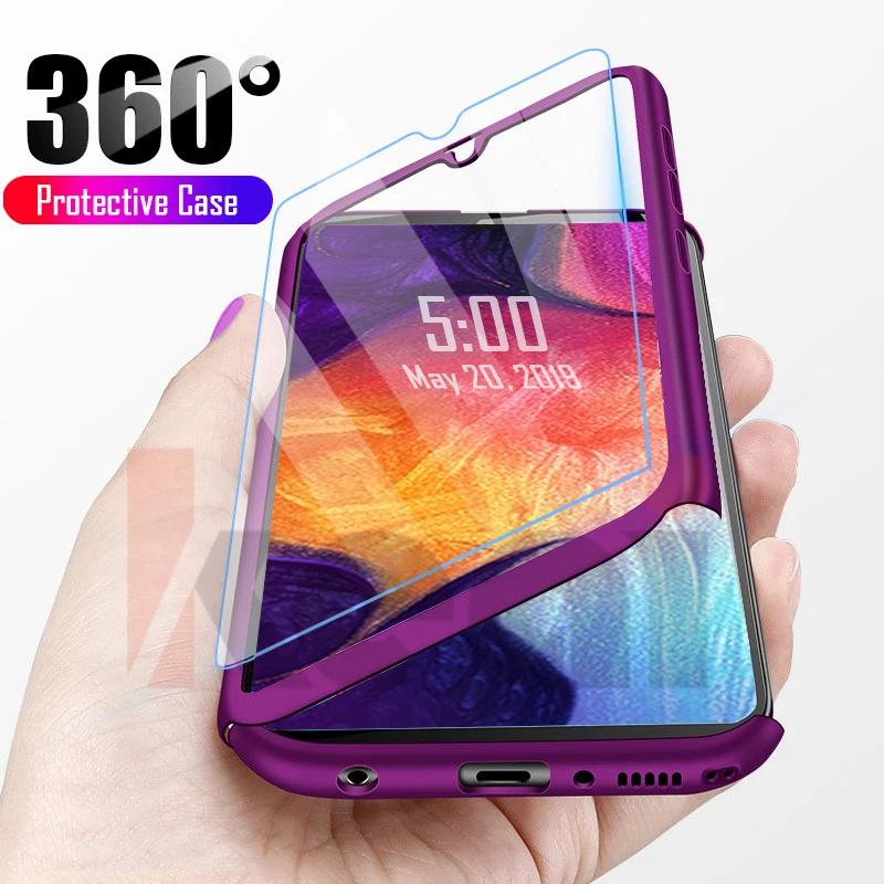 

360 Full Cover Case For Samsung Galaxy A50 A10 A30 A40 A60 A70 M10 M20 M30 Phone Case For Samsung A7 A6 A8 J4 J6 Plus A9 J8 2018
