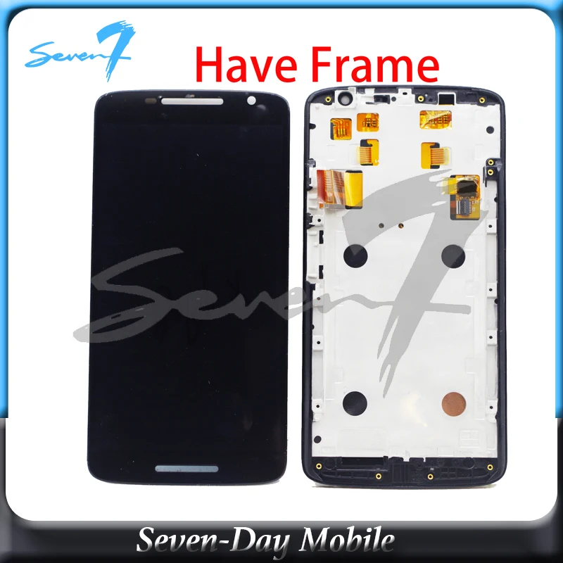 

For Motorola MOTO X play x3 xt1561 XT1562 XT1563 LCD Display With Touch Screen Digitizer Assembly with frame free shipping