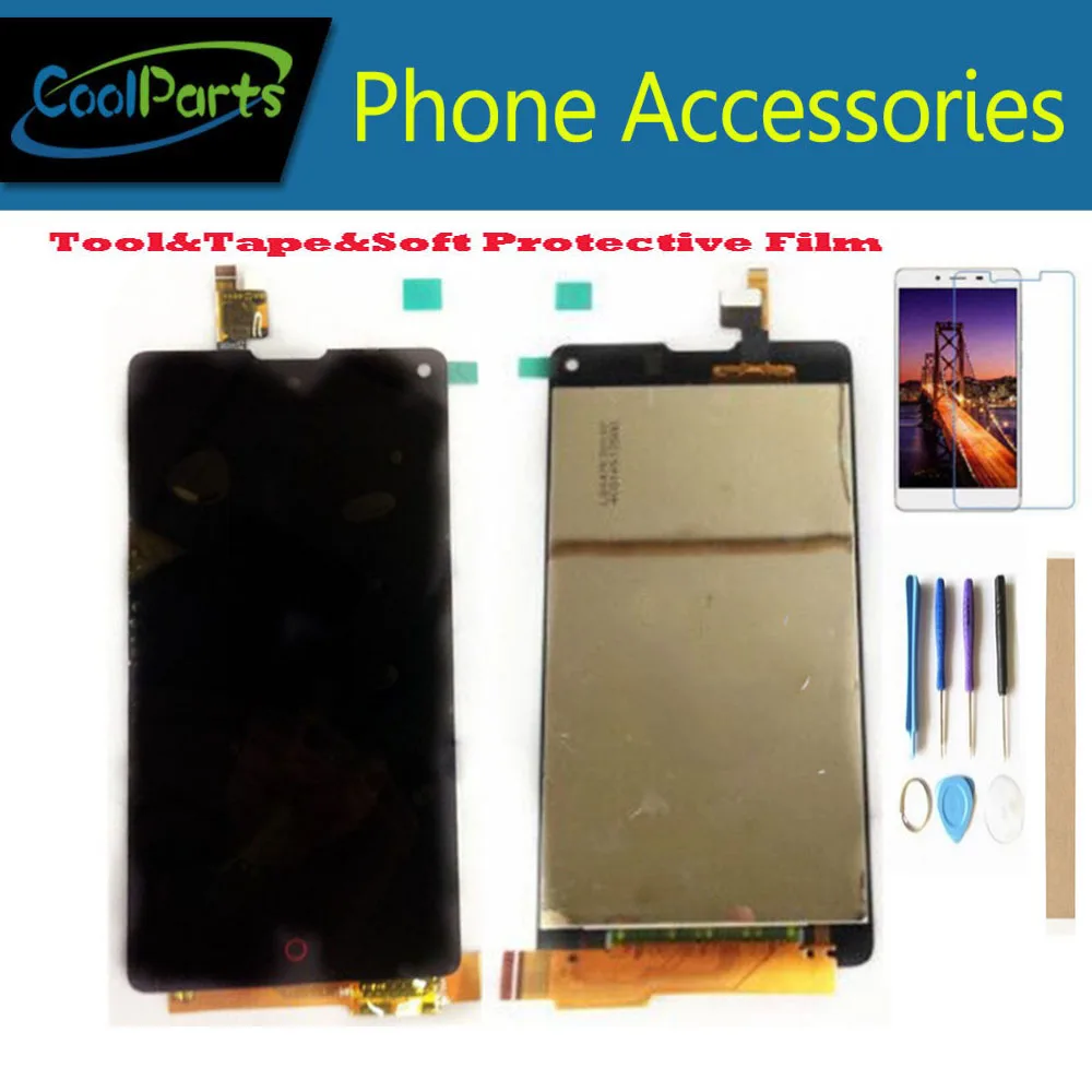 

1PC/Lot High Quality For ZTE Nubia Z5S Mini NX403A LCD Display Screen +Touch Screen Ddigititer Black Color With Kits