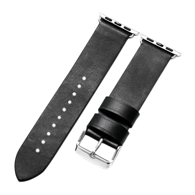 

Black & Brown 38MM/42MM Leather Watch Strap Band For Apple Smart Watches Free Shipping