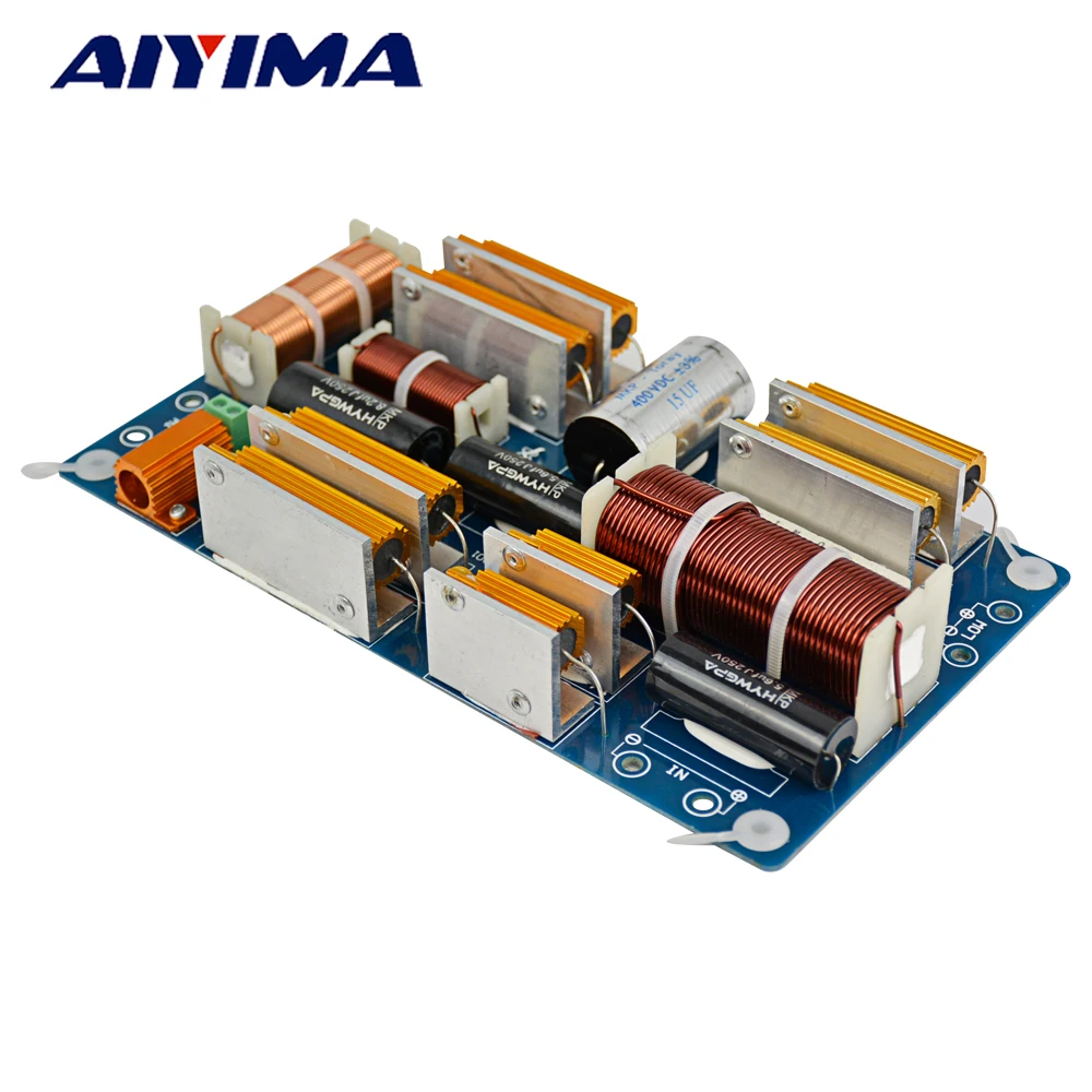 Двухполосный кроссовер AIYIMA 1200 Вт для динамиков двухполосная плата Делителя