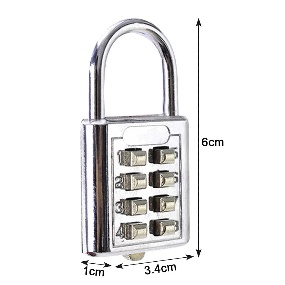 Замок металлический замок Цифра комбинация пароль секретный код для спортзала уличный шкафчик чехол из меди и нержавеющей стали высокого качества