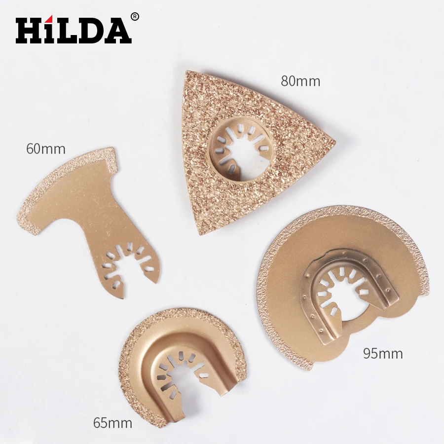  HILDA Diamond Swing Blade Quick Release Oscillating Tool Saw Blades Accessories Fit for for Multima