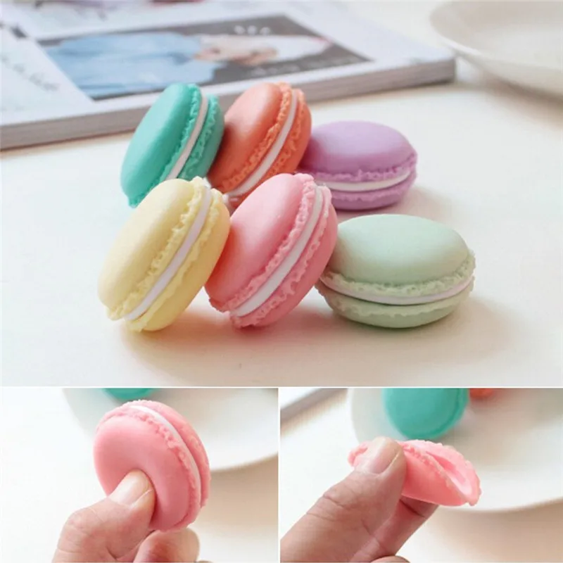 VOGVIGO портативный конфетный цвет мини милый Macarons Ювелирное кольцо ожерелье чехол