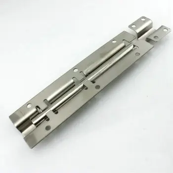 

Wholesales Thicken 5PC/Lot 8Inch=200MM(40MM Width, 9.5MM Rod Dia) AISI304 Stainless Steel Door Bolt, Security Latch, Plug Pin