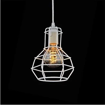 

1 Light,Simple Style Metal Edison Bulb Loft Style Pendant Lights,For Living Dinning Room,E27 Bulb Included,Lustres De Sala