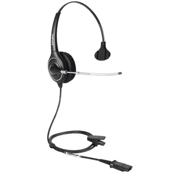 

Monuarl (Binaural optional) headset with anti-noise microphone, call center headphone with QD(Quick Disconnect) connector