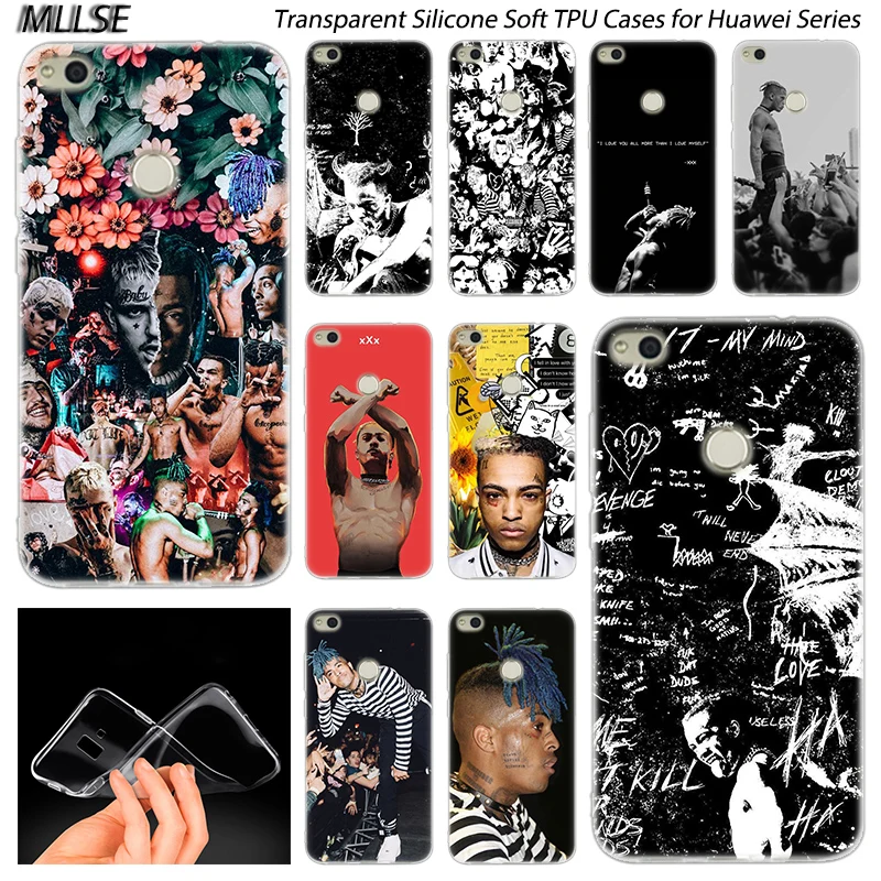 Хит продаж силиконовый чехол XXXTENTACION Rap Hip для Huawei NOVA 3 3i 4 Honor 7A Pro 7S 6X 7X 8X 8 9 10 Lite Play View