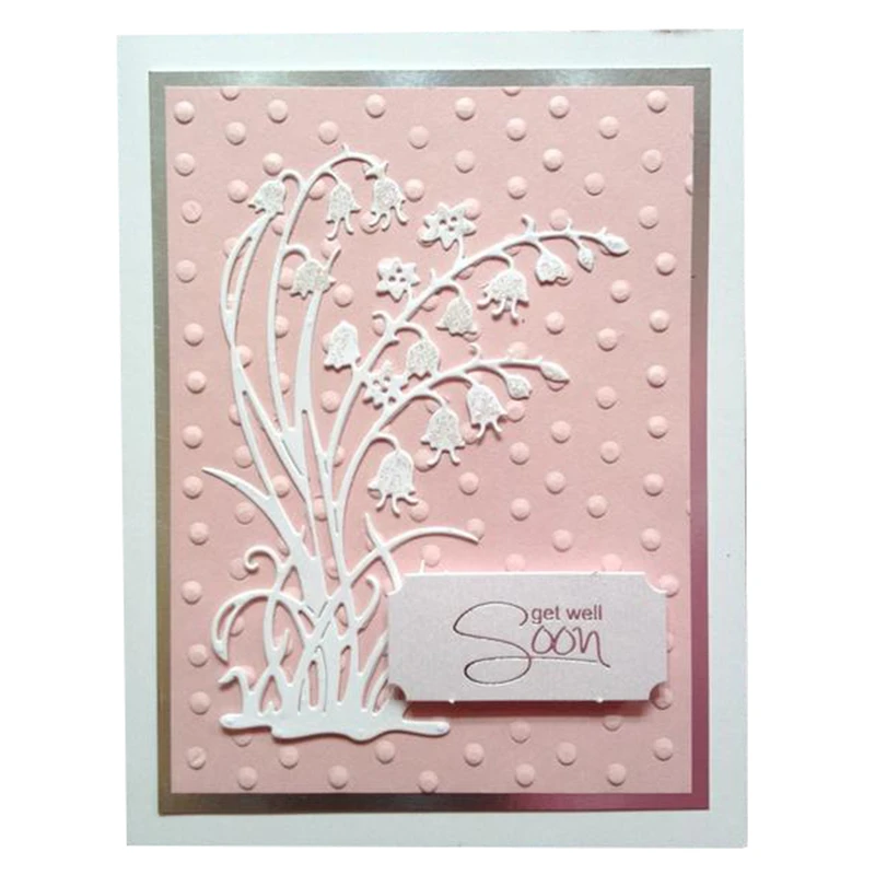 

GJCrafts 1 Pcs Metal Cutting Dies Scrapbooking for Card Making DIY Embossing Cuts New Craft Bluebell Flowers Elites New Spring