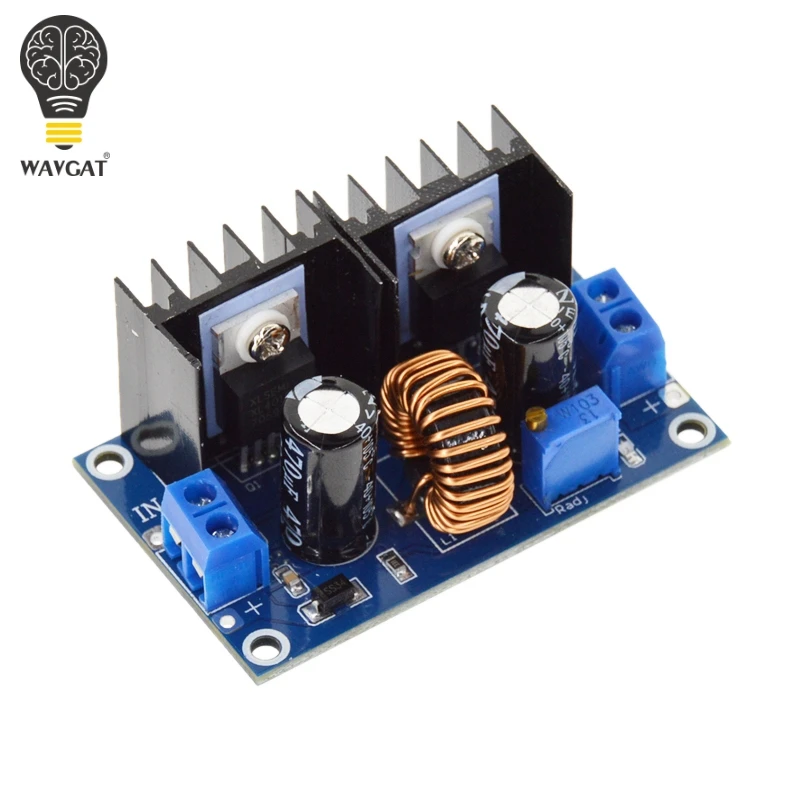 

XL4016 PWM Adjustable 4-36V To 1.25-36V Step-Down Board Module Max 8A 200W DC-DC Step Down Buck Converter Power Supply