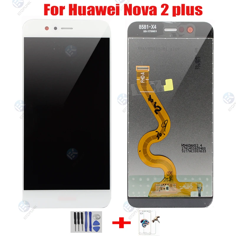 Для Huawei Nova 2 Plus Barca-L21 ЖК-дисплей сенсорный экран с рамкой в сборе для ЖК запасная