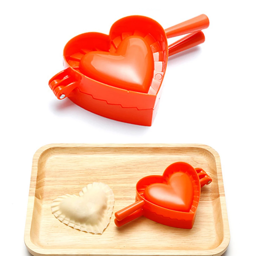 

Heart Shape Dumpling Mold Maker Kitchen Press DIY Tools Mould Making Pies Food-Grade Kitchen Pastry Dumpling Making Tools