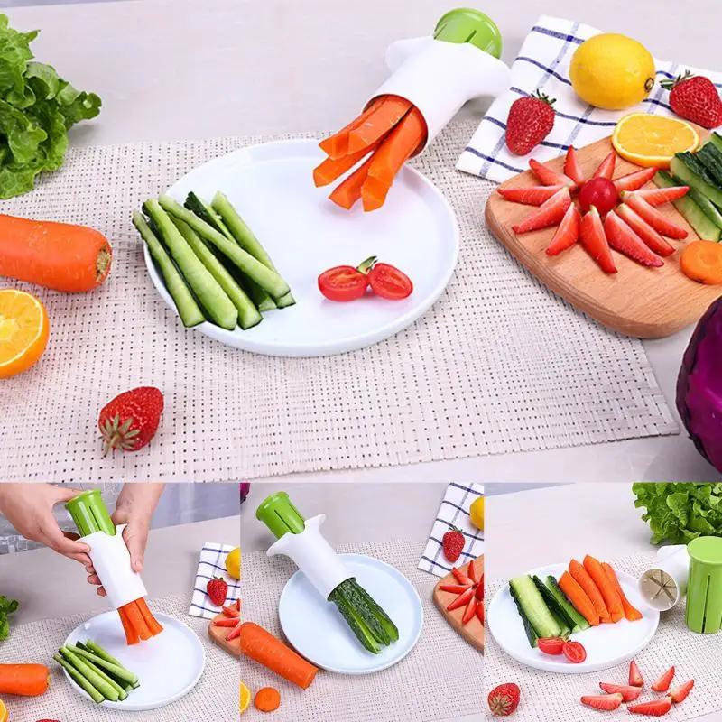 Кухонный гаджет для овощей и фруктов спираль для очистки моркови огурец Терка клиновидное лезвие резак салат кухонные инструменты#63