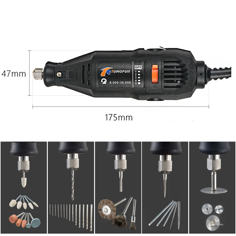 Tungfull Dremel Style Electric Rotary Tool