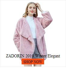 ZADORIN размера плюс зимняя верхняя одежда меховое пальто из искусственного меха женская куртка с высоким воротником и длинным рукавом из искусственного меха fourrure abrigos mujer