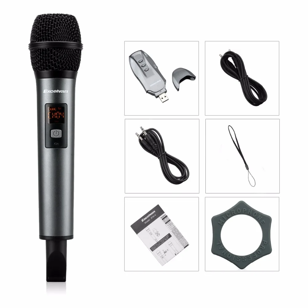 Excelvan K18V Bluetooth микрофон беспроводной с рецепторов поддержка приложение для дома