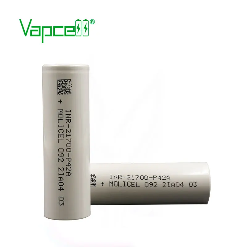 21700 батарея vapcell molicel 21700 4200mah 30A P42A lifepo4 ячейка