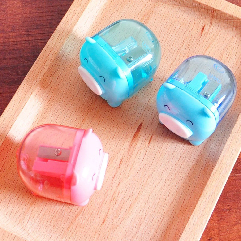 

1pc Cute Mini Pig Pencil Sharpener Animal Stationery For School Student Kid Gift Sharpener