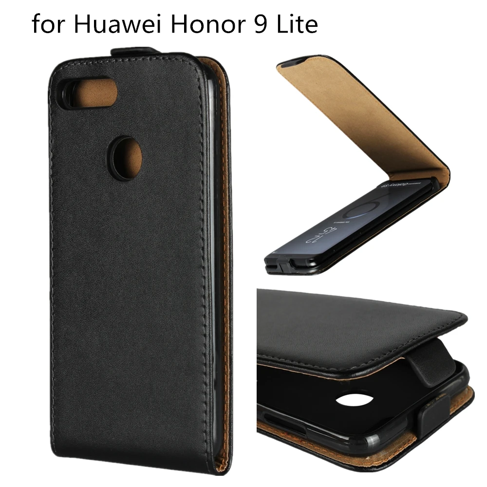 Раскладной чехол для телефона Huawei Honor 9 lite из искусственной кожи деловой с