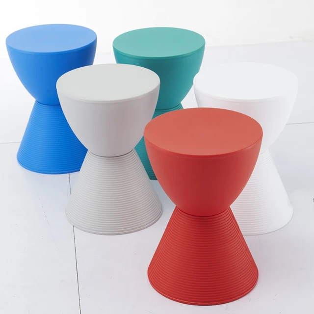 Plastic 2024 hourglass stool