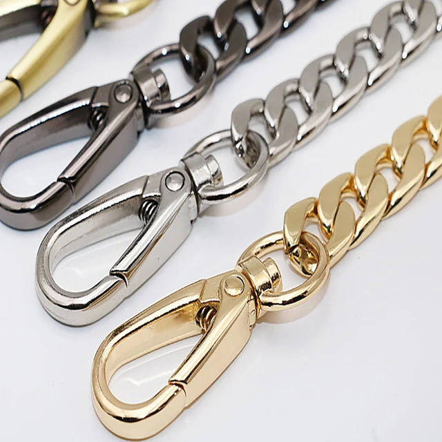120cm Gold Chain Straps For Bags Shoulder Handbag Chains Diy Belt 120cm Gold Chain Straps For Bags Shoulder Handbag Chains Diy Belt Hardware Handbags Strap Bag