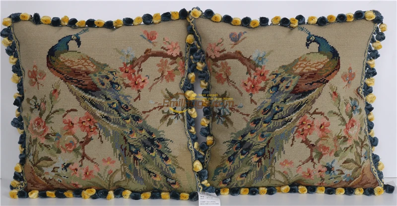 Французские подушки для рукоделия, винтажная шерсть, этнический тканый Европейский Стиль, декор для дивана