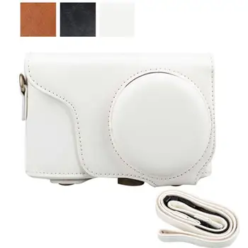 

Besegad PU Leather Carrying Storage Case Cover Skin Shell Bag Pouch Strap for Samsung Galaxy EK-GC100 Camera coque capa caso