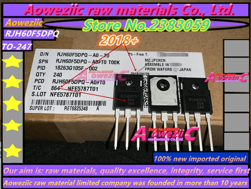 Aoweziic+ импортный RJH60F5DPQ RJH60F5 TO-247 IGBT трубка 80A 600V