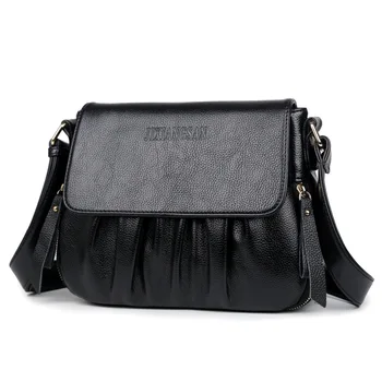 

Fashion Women Messenger Bags Soft Leather Crossbody Shoulder Bags High Quality Women Bags Handbags Cover Clutch Bolsas Femininas
