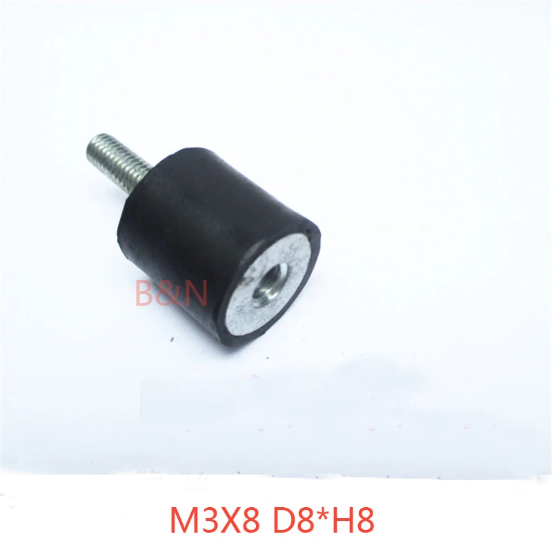 M3X7 D8*H8,male/female ,VD Type anti Vibration damper rubber damper for