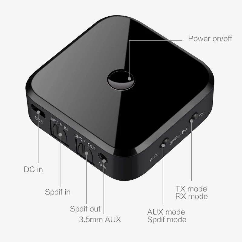 Bluetooth передатчик приемник стерео 5 0 оптическое волокно адаптер USB 3 мм AUX Jack/SPDIF для