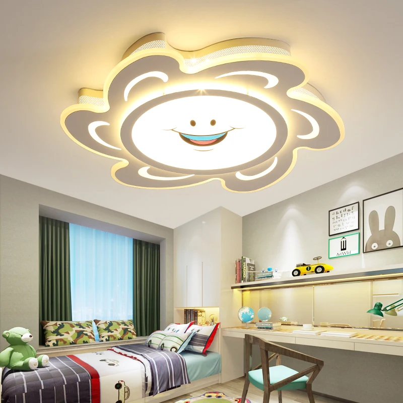 

2019 Real The New Arrival Led To Lamp Ceiling Lights With Remote Control And Lamparas Sun Designer Hall Room Babyroom Child T