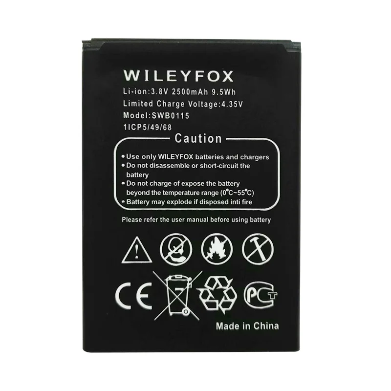 

NEW 2500mAh SWB0115 Backup Phone Battery for Wileyfox Swift phone battery Charger High quality + tracking code