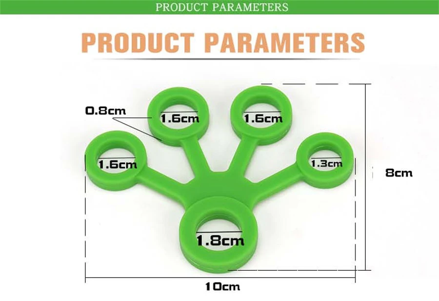 Шт. 1 шт. силиконовые зажим для пальцев прочность Тренер сопротивление группы ручка наручные Йога носилки скалолазание упражнения