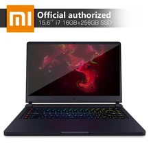 Xiaomi Gaming Notebook 15.6” Intel Core i7 16GB DDR4 256GBSSD+1TB Laptop GTX1060 6GB GDDR5 Windows10 Backlit Keyboard Computer