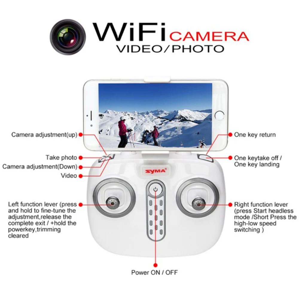SYMA X8PRO Дрон с GPS WiFi HD камера Радиоуправляемый вертолет FPV фиксированной высокого