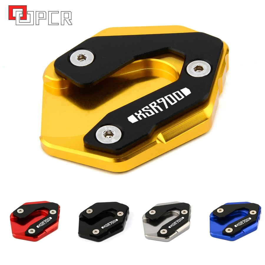 

2018 New Design For Yamaha XSR900 XSR 900 2015 2016 2017 High Quality Motorcycle CNC Side Stand Enlarge kickstand Plate pad