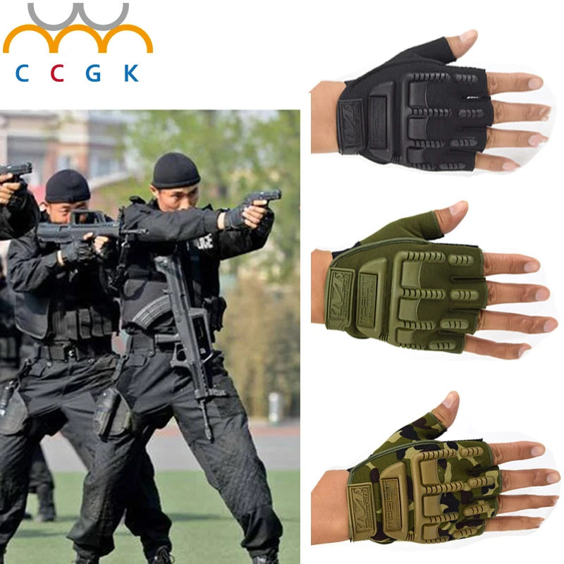imágenes para Guantes de Combate Tácticos Militares Al Aire Libre de Las Fuerzas Especiales del ejército Mitad Navy SEALs Guantes Dedo Antideslizante Sin Dedos GUANTES De Tiro imágenes para Guantes de Combate Tácticos Militares Al Aire Libre de Las Fuerzas Especiales del ejército Mitad Navy SEALs Guantes Dedo Antideslizante Sin Dedos GUANTES De Tiro