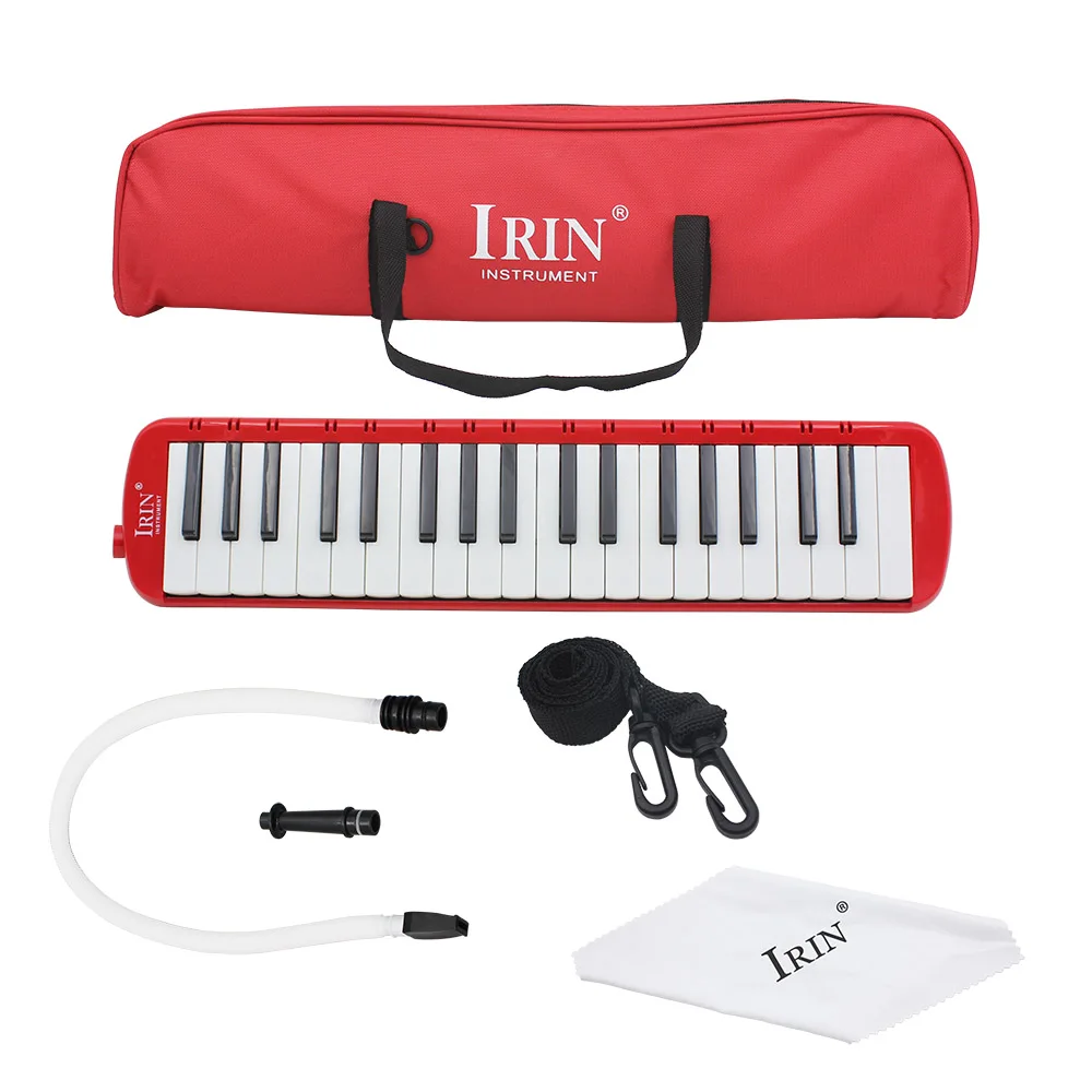 

Red style Woodnote Brand - Great 37 Key Black Melodica & Deluxe Carrying Case