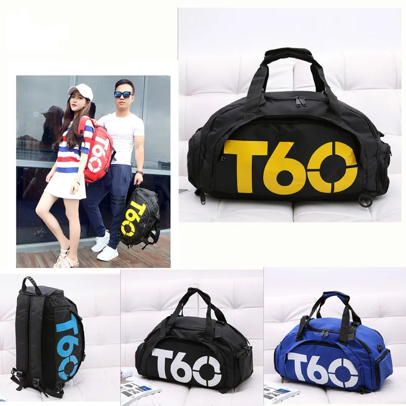 Men gym bag backpack Women Fitness Travel Handbag Outdoor Separate Space For Shoes sac sports bag a bag male women bags sport H